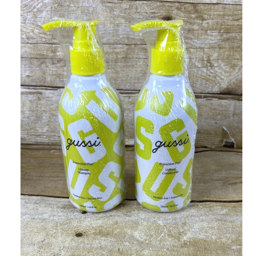 Gussi Hair Protection Plan Hair Upkeep Shampoo & Conditioner set‎ Sealed